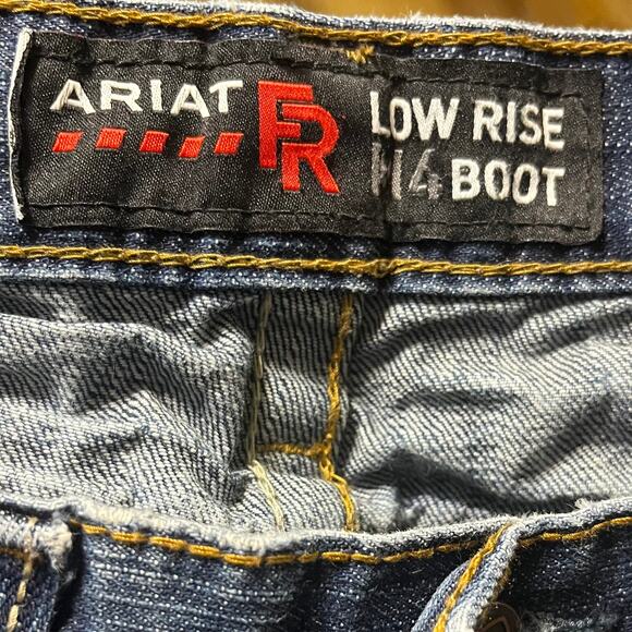 Ariat FR Low Rise M4 Boot Jeans Flame Resistant Men 31x32 Thick Stitch Work Cat2 - Picture 5 of 8